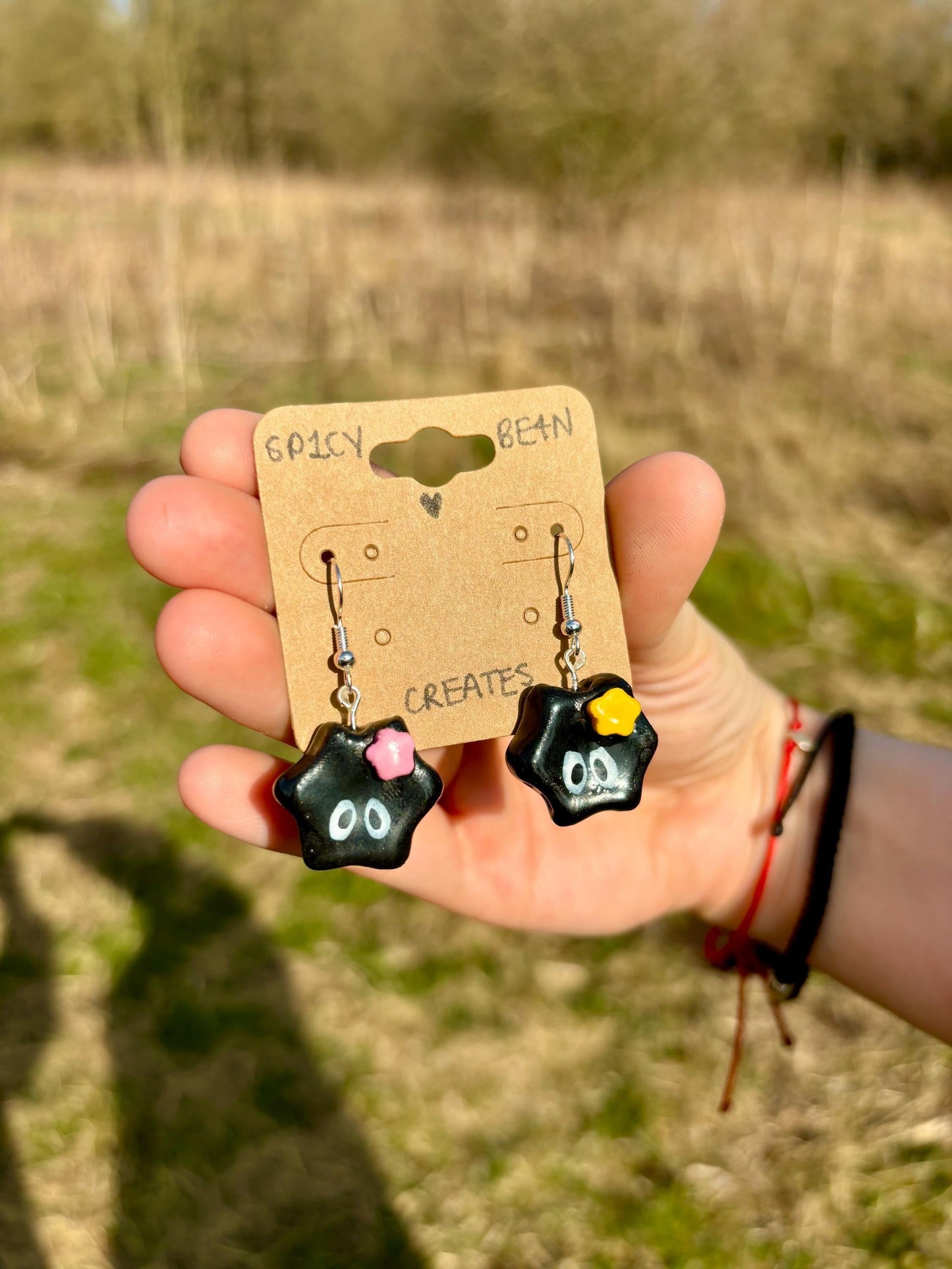 Cute Dust Sprite Dangle Earrings