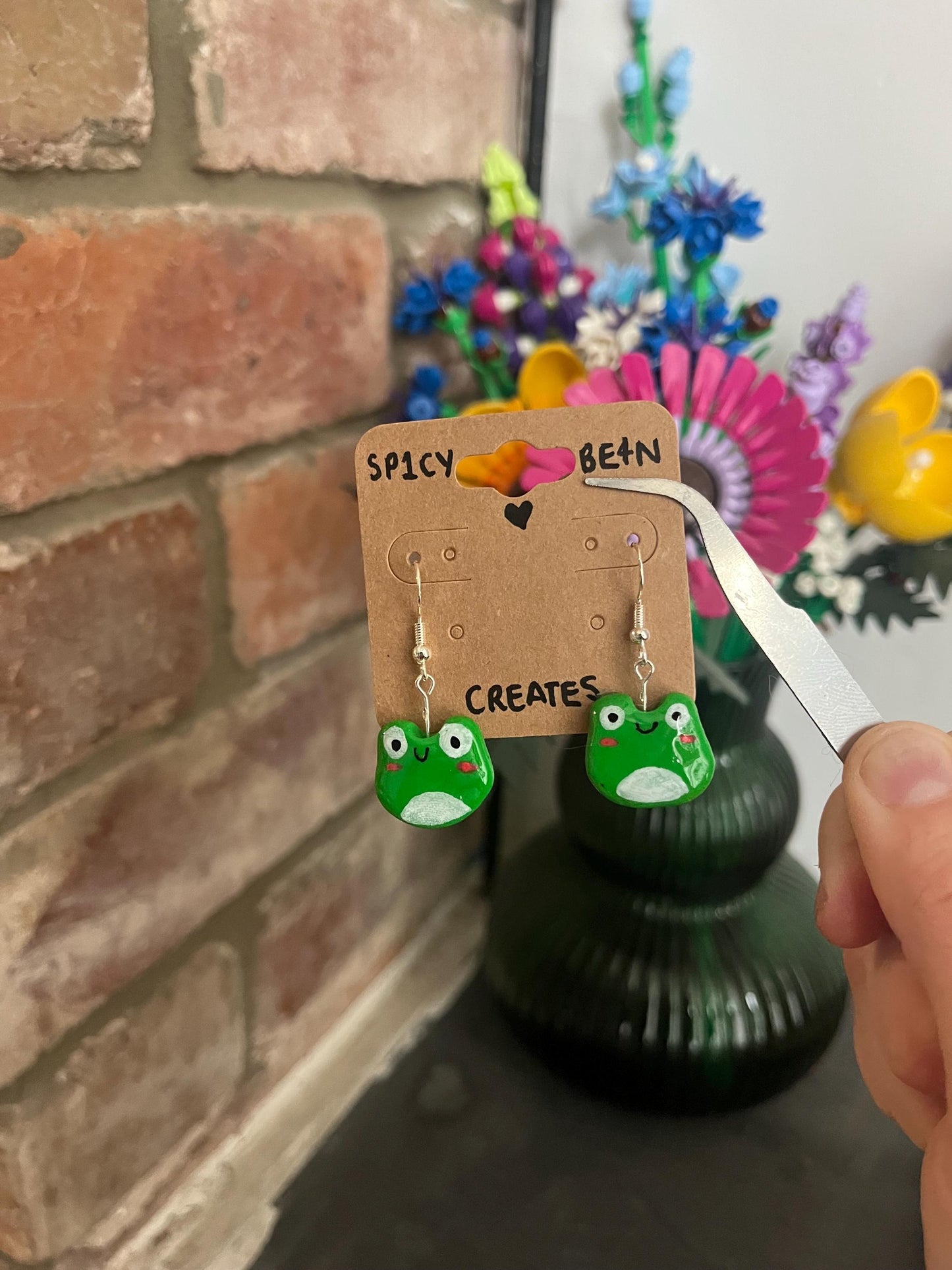 Kawaii Frog Earrings