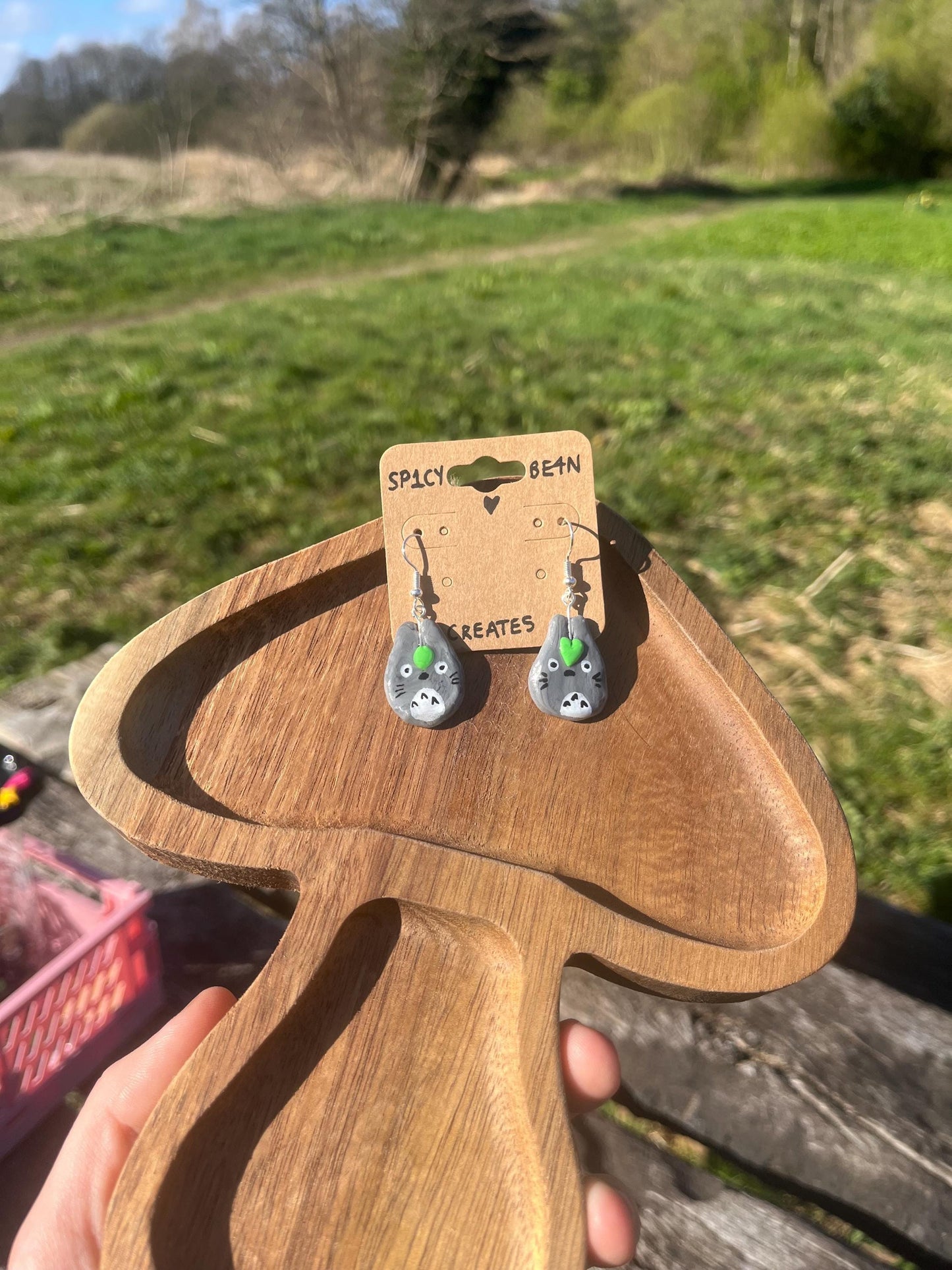 Cute Totoro Dangle Earrings