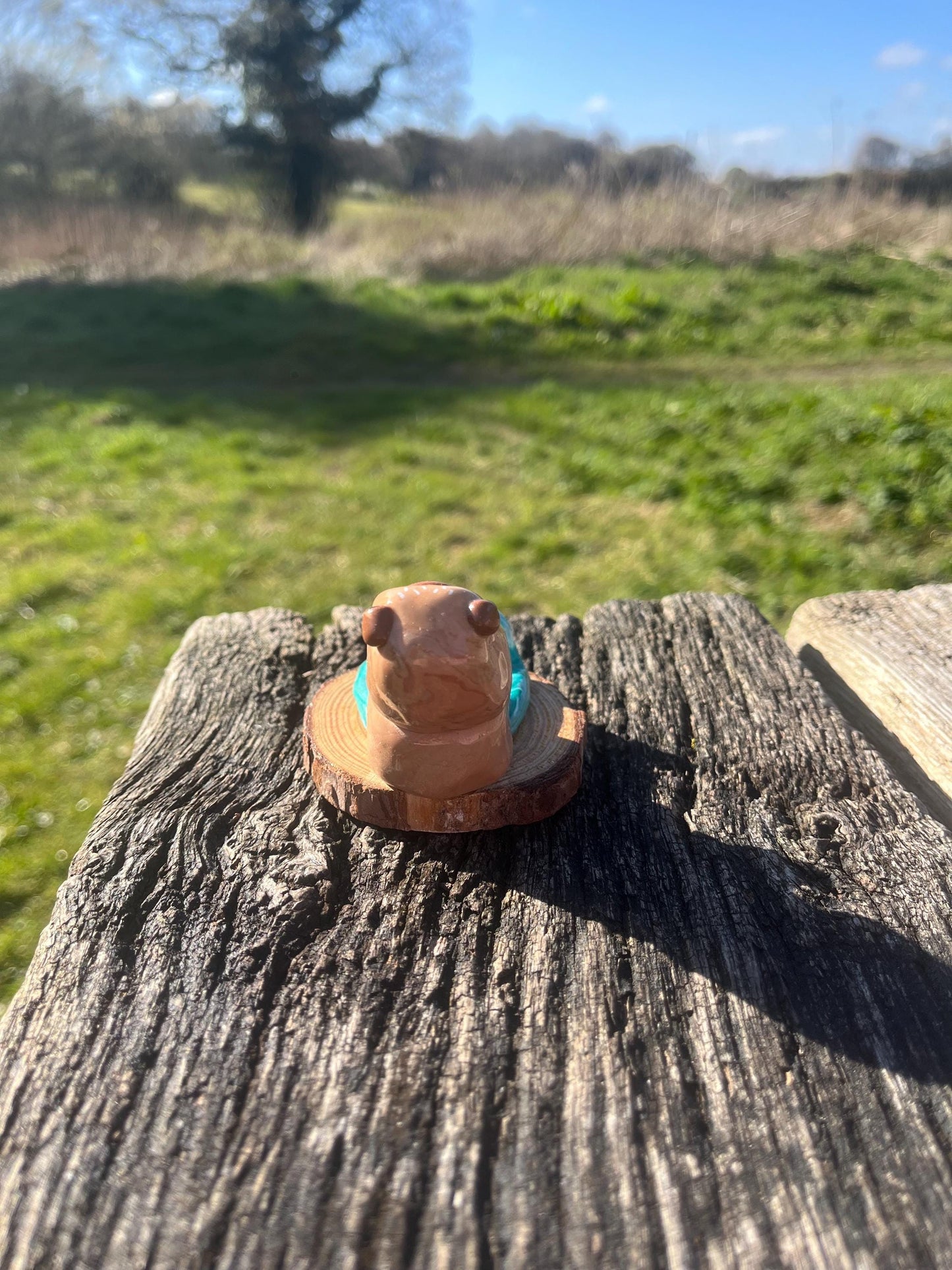 Capybara Sipping Matcha Phone Stand
