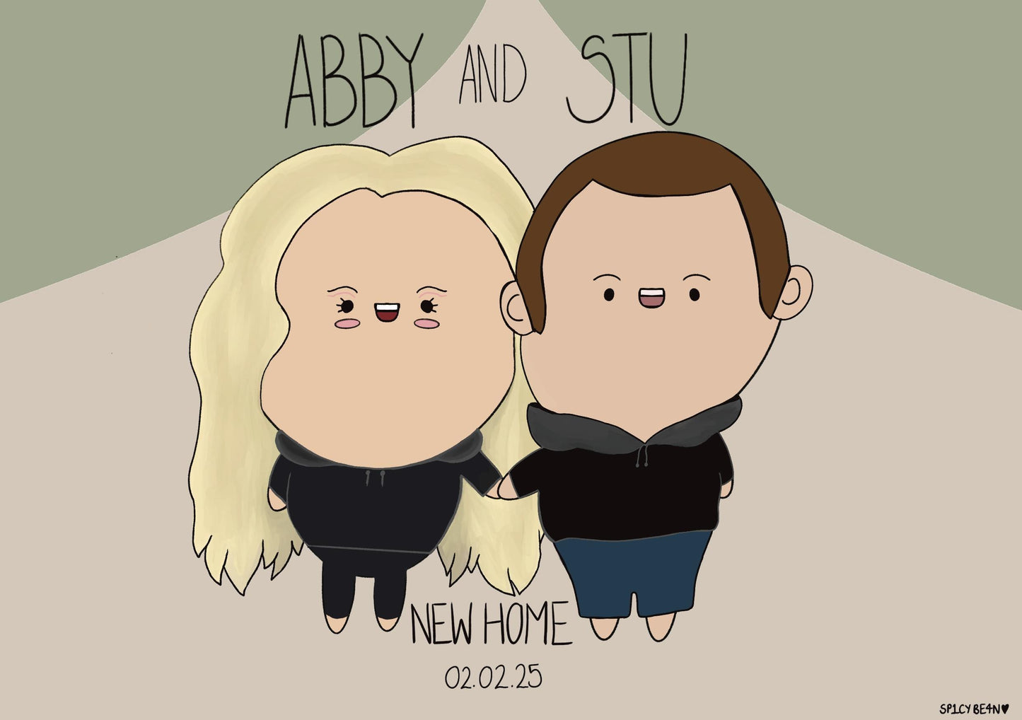 Personalised Quirky Family Print
