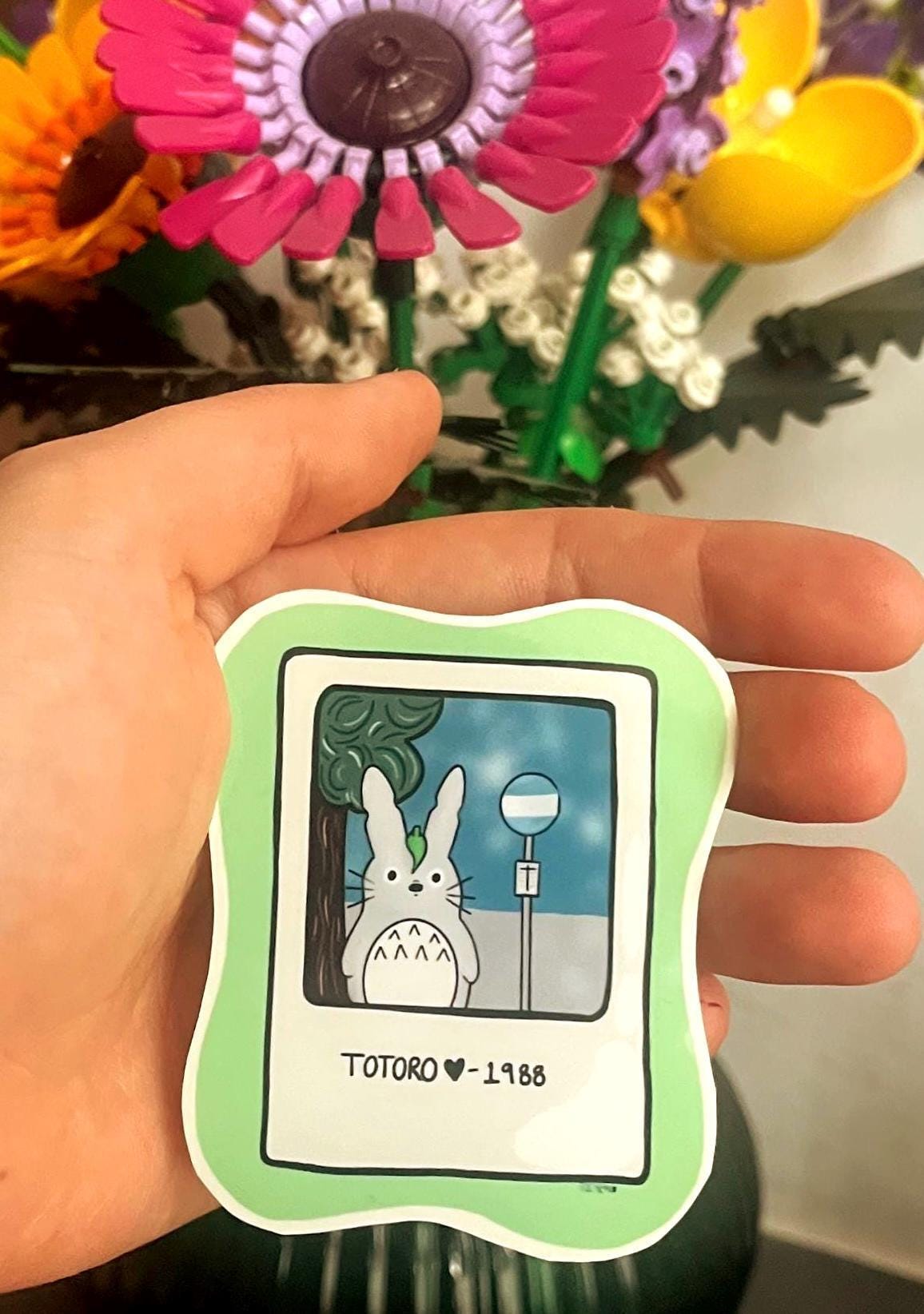 Cute Ghibli Polaroid Stickers