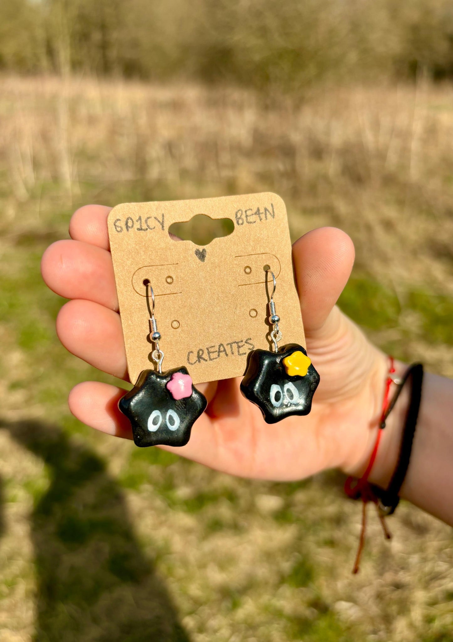 Cute Dust Sprite Dangle Earrings
