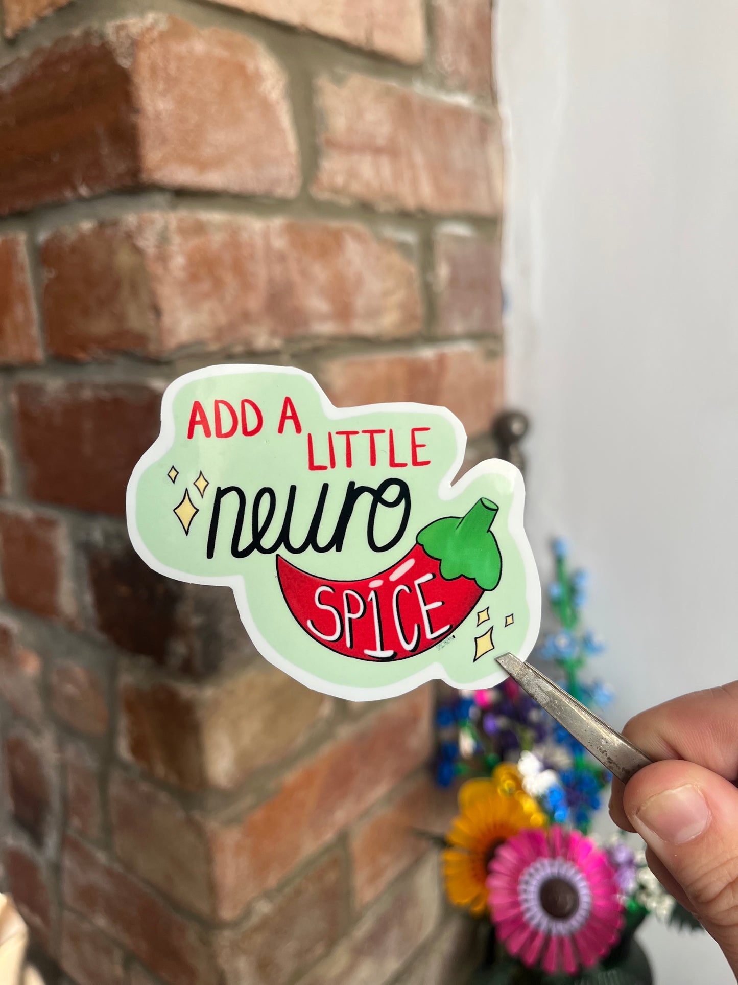 Neurospicy stickers