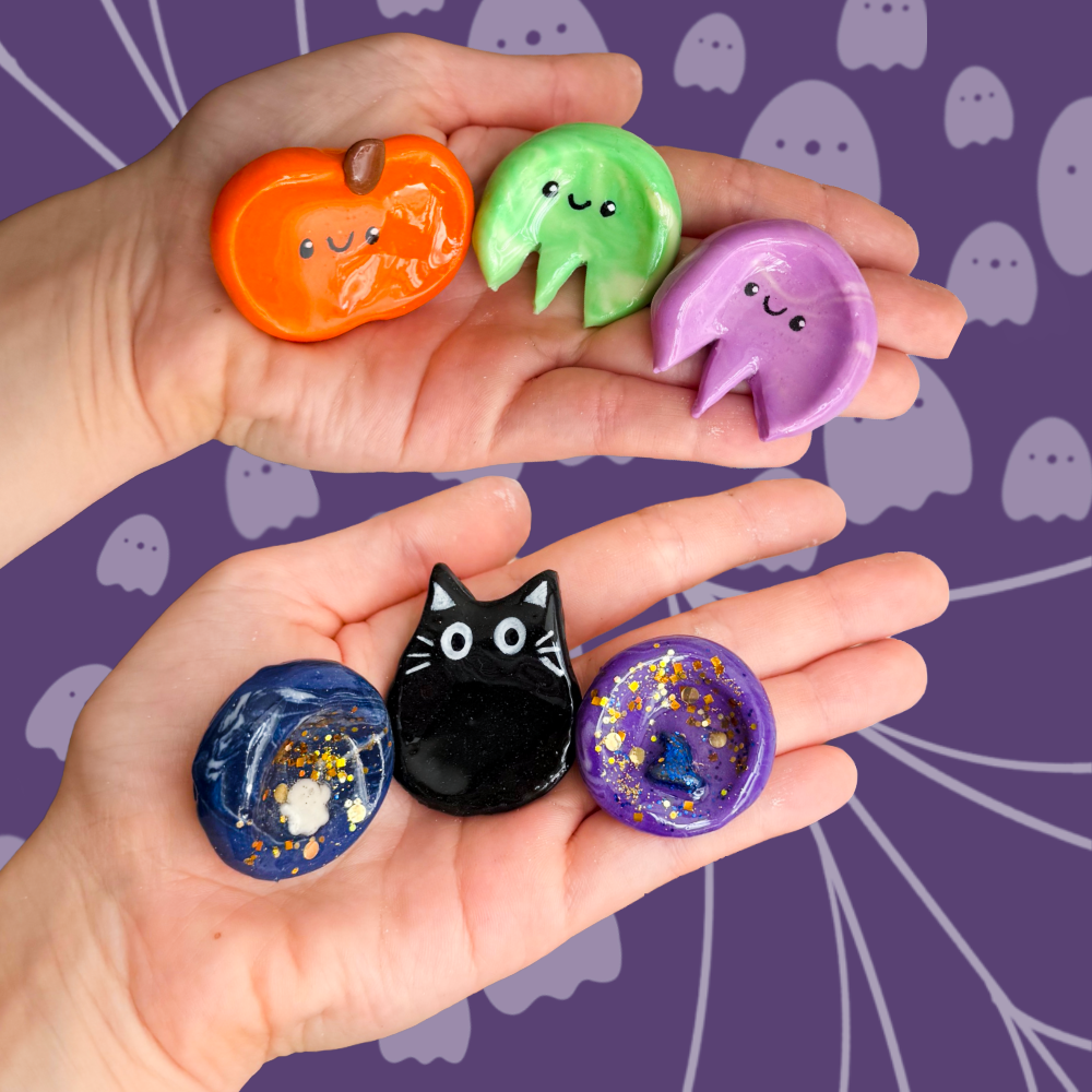 Spooky Worry Stones - Mystery Box