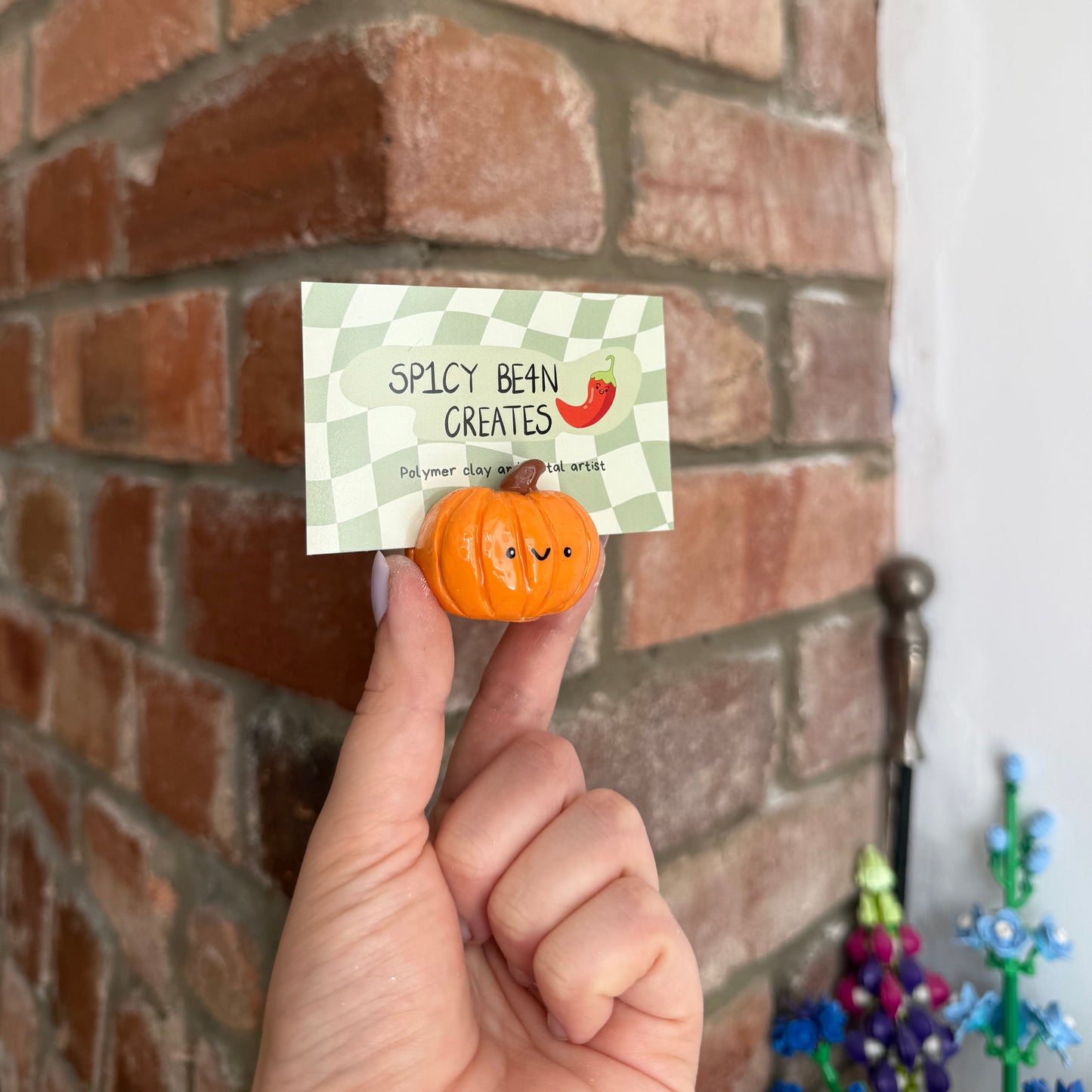 Pumpkin Photo Holder