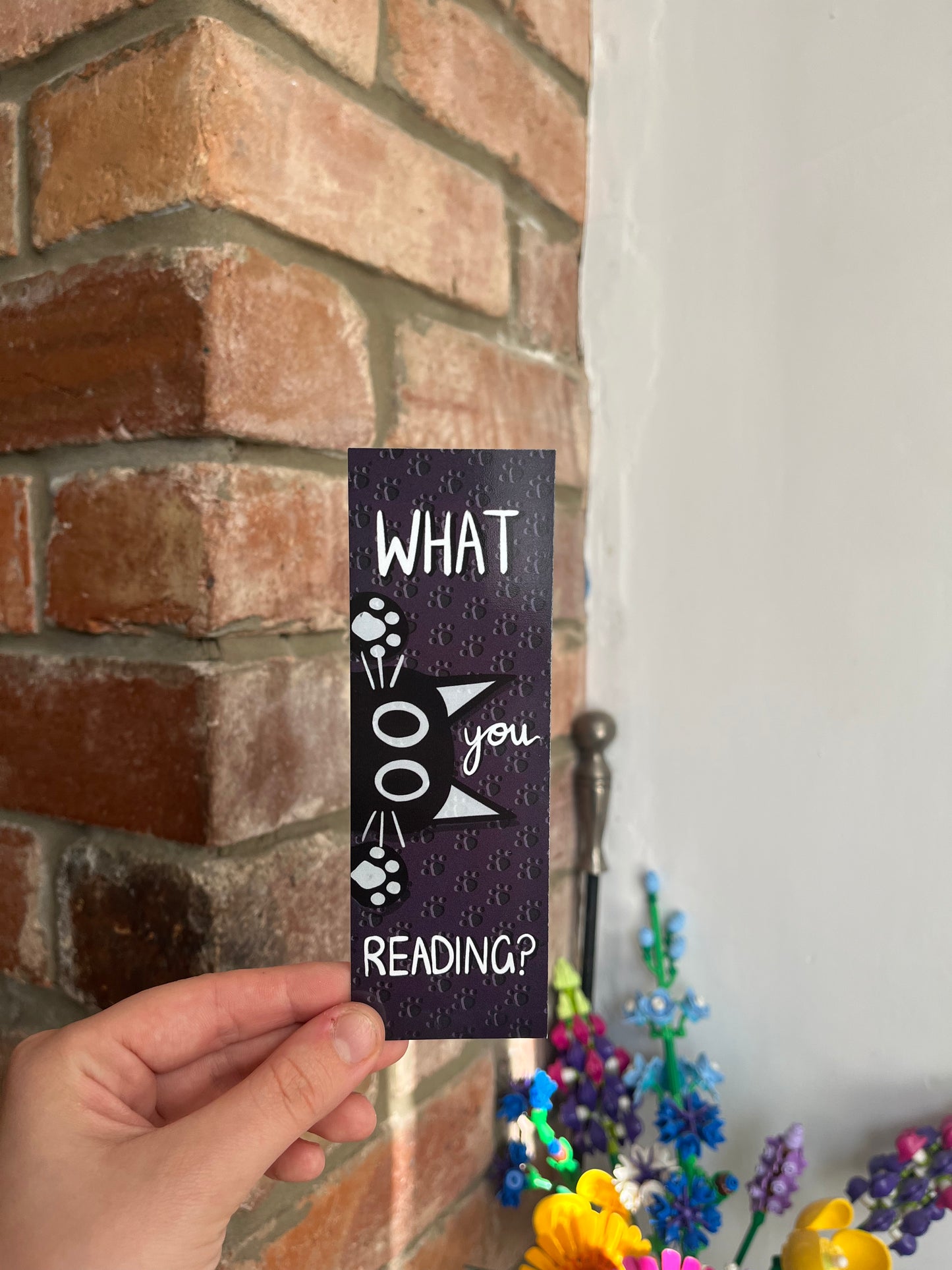 Creepy Cat Bookmark