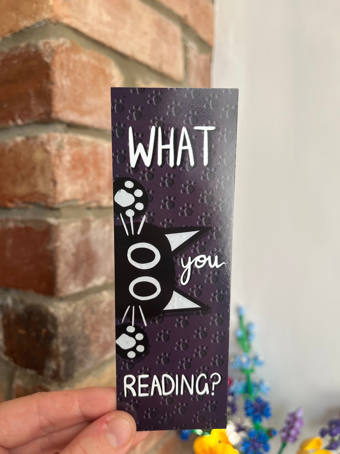 Creepy Cat Bookmark