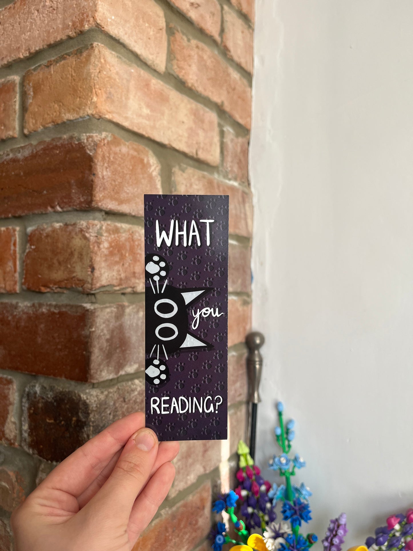 Creepy Cat Bookmark