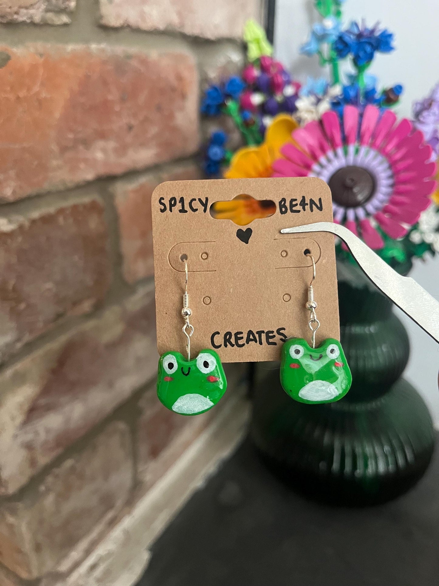 Kawaii Frog Earrings