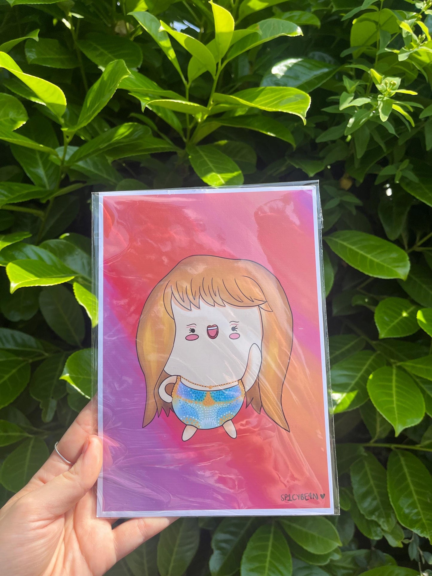 Taylor Swift Art Print - cute Taylor Swift art, chibi Taylor Swift art print, eras tour art print, Taylor Swift art