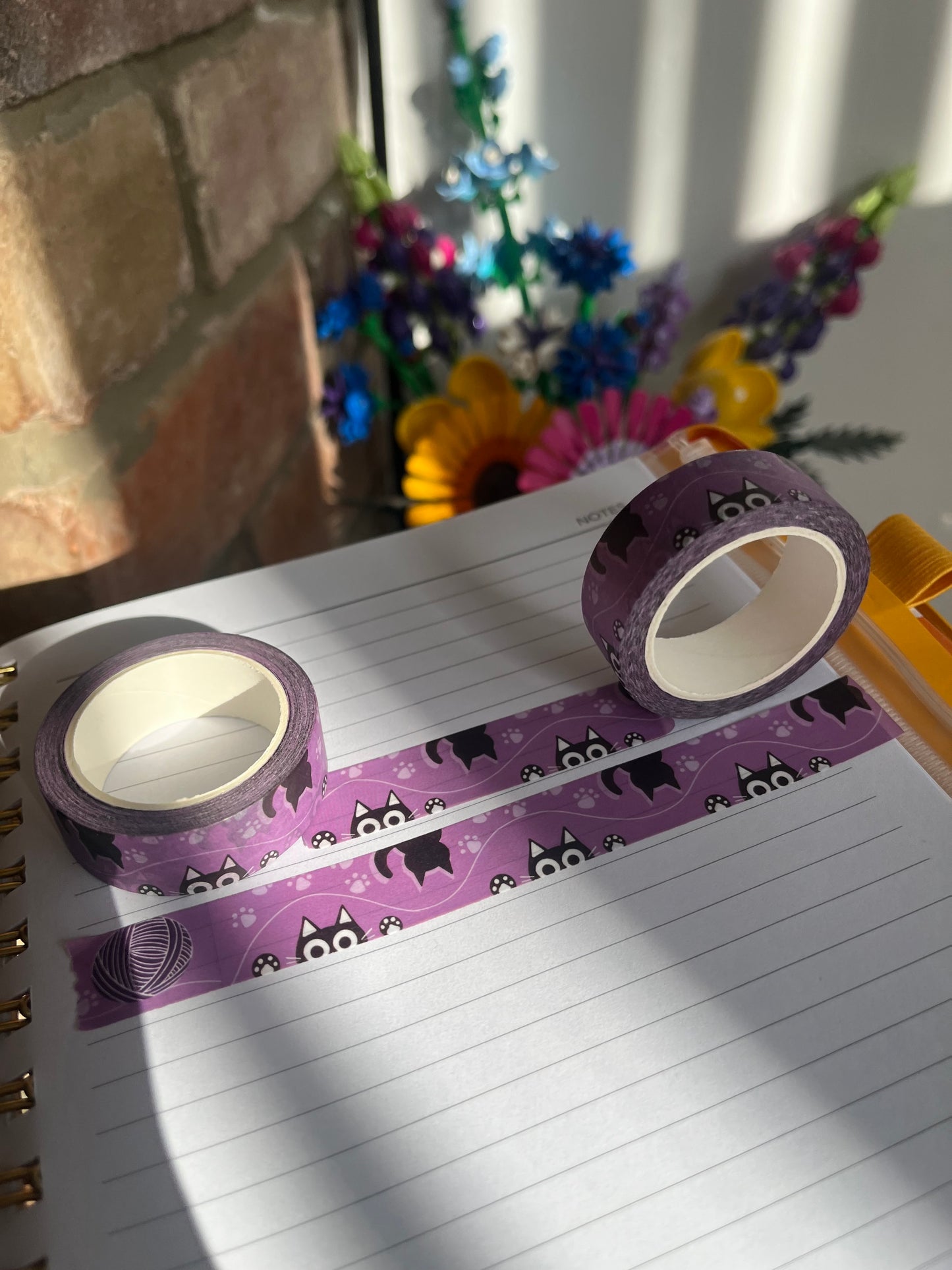 Creepy Cat Washi Tape