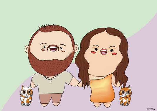 Personalised Quirky Family Print