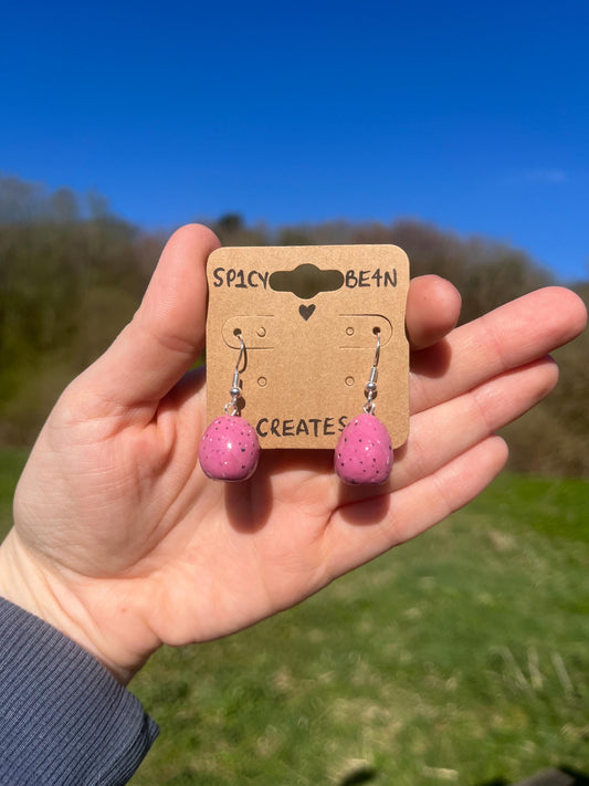 Mini Egg Dangle Earrings