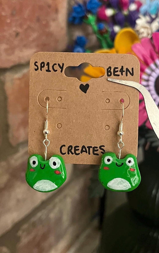 Kawaii Frog Earrings