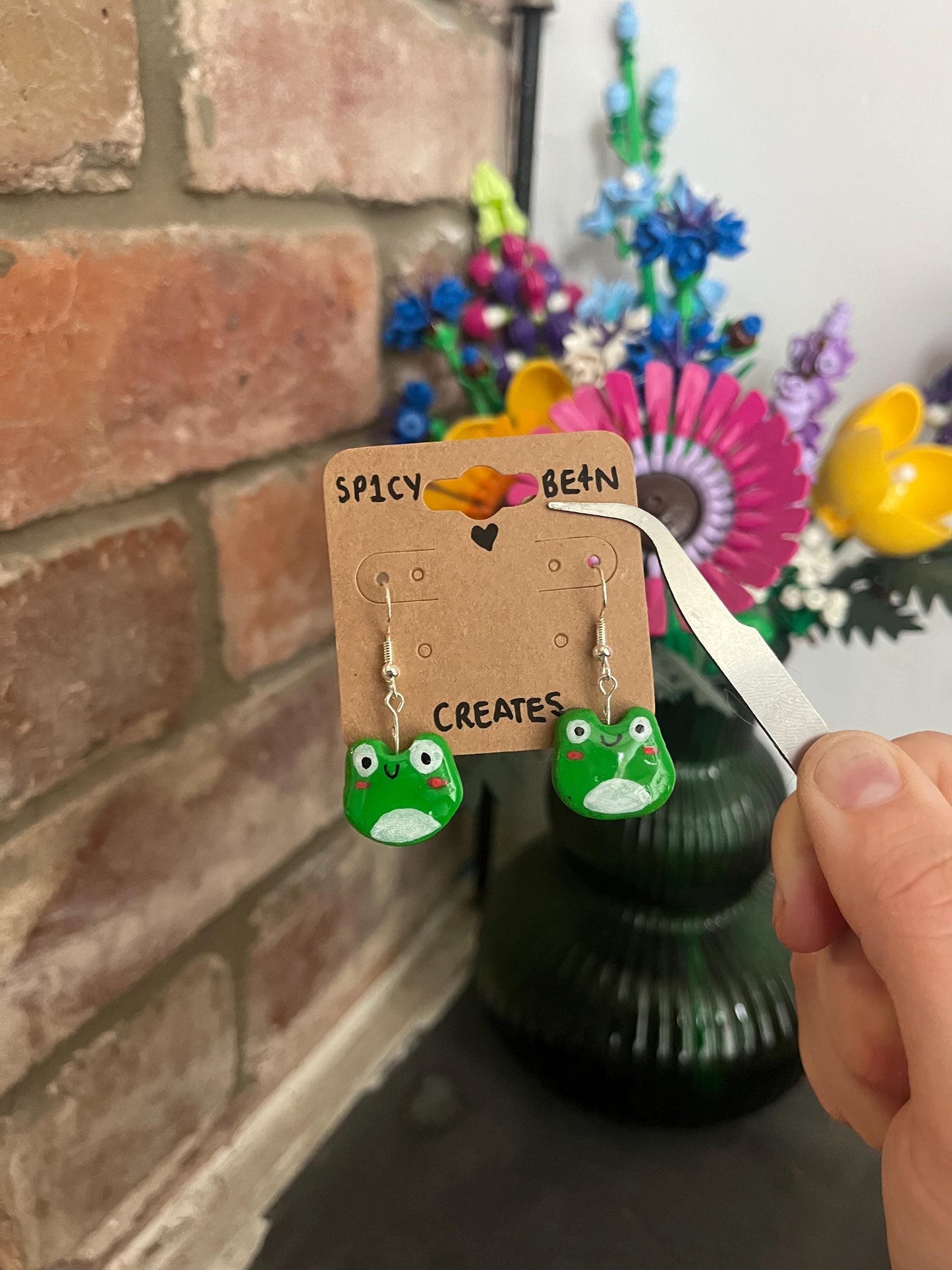 Kawaii Frog Earrings
