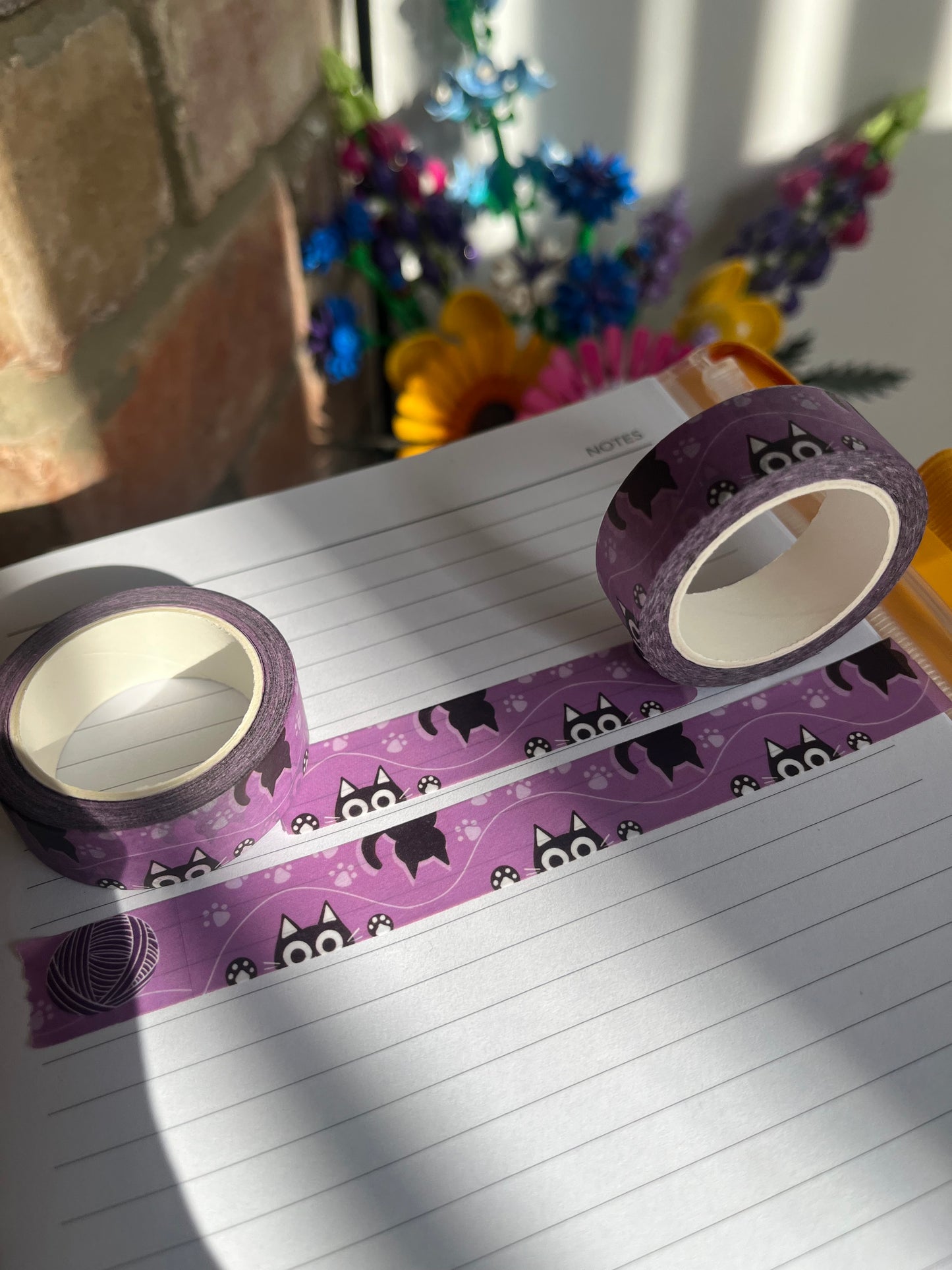 Creepy Cat Washi Tape