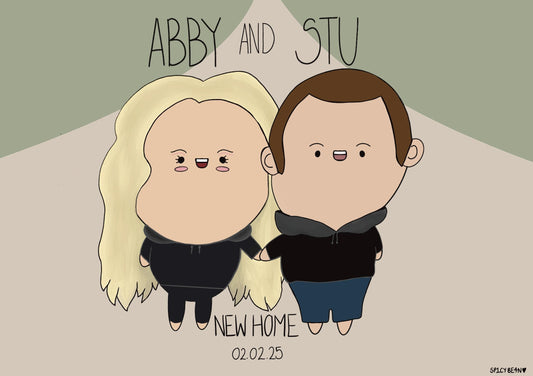 Personalised Quirky Family Print