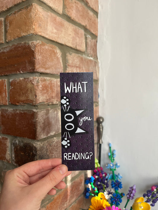 Creepy Cat Bookmark