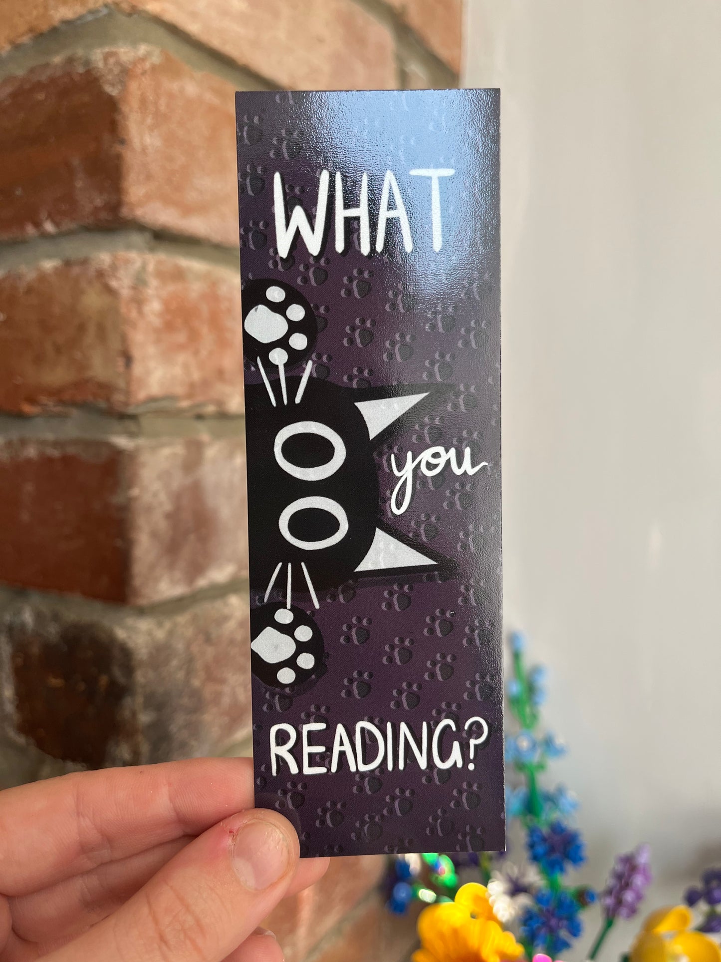 Creepy Cat Bookmark