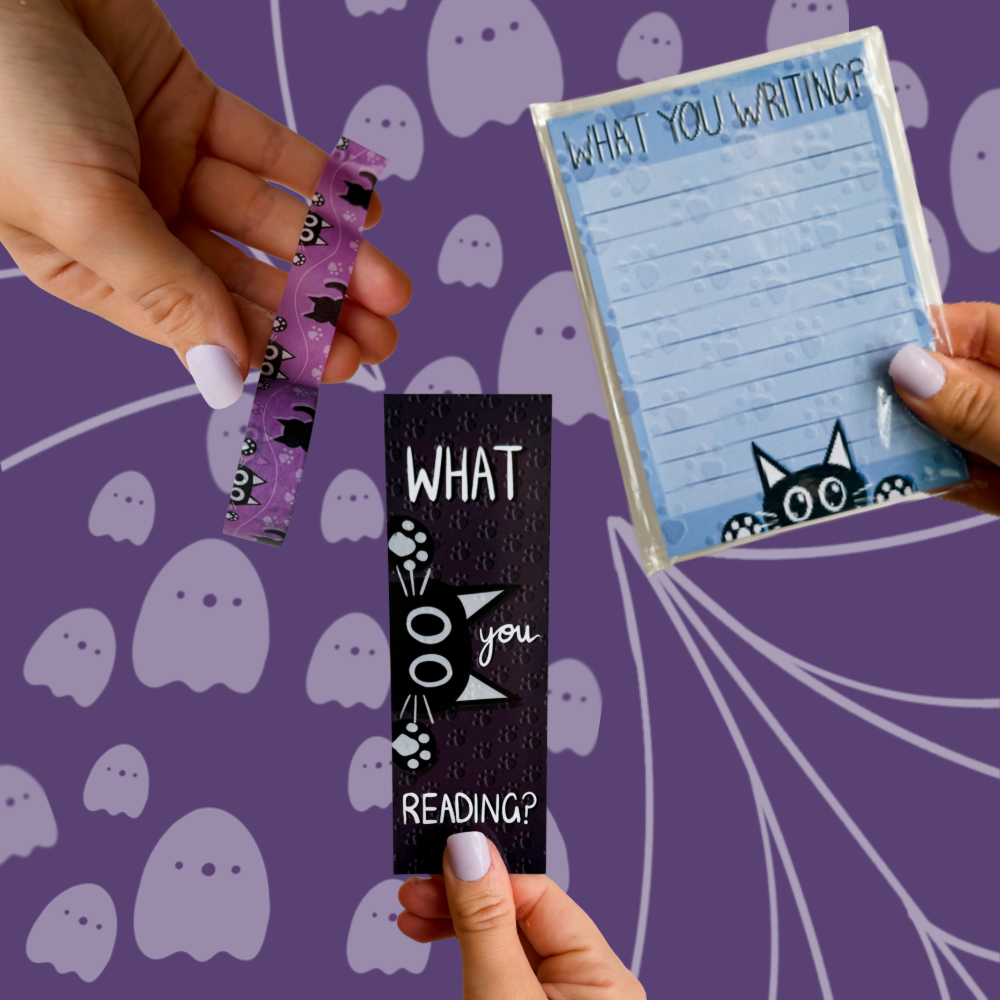 Creepy Cat Stationery Bundle