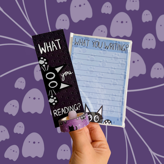 Creepy Cat Stationery Bundle
