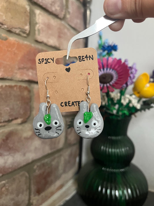 Cute Totoro Dangle Earrings