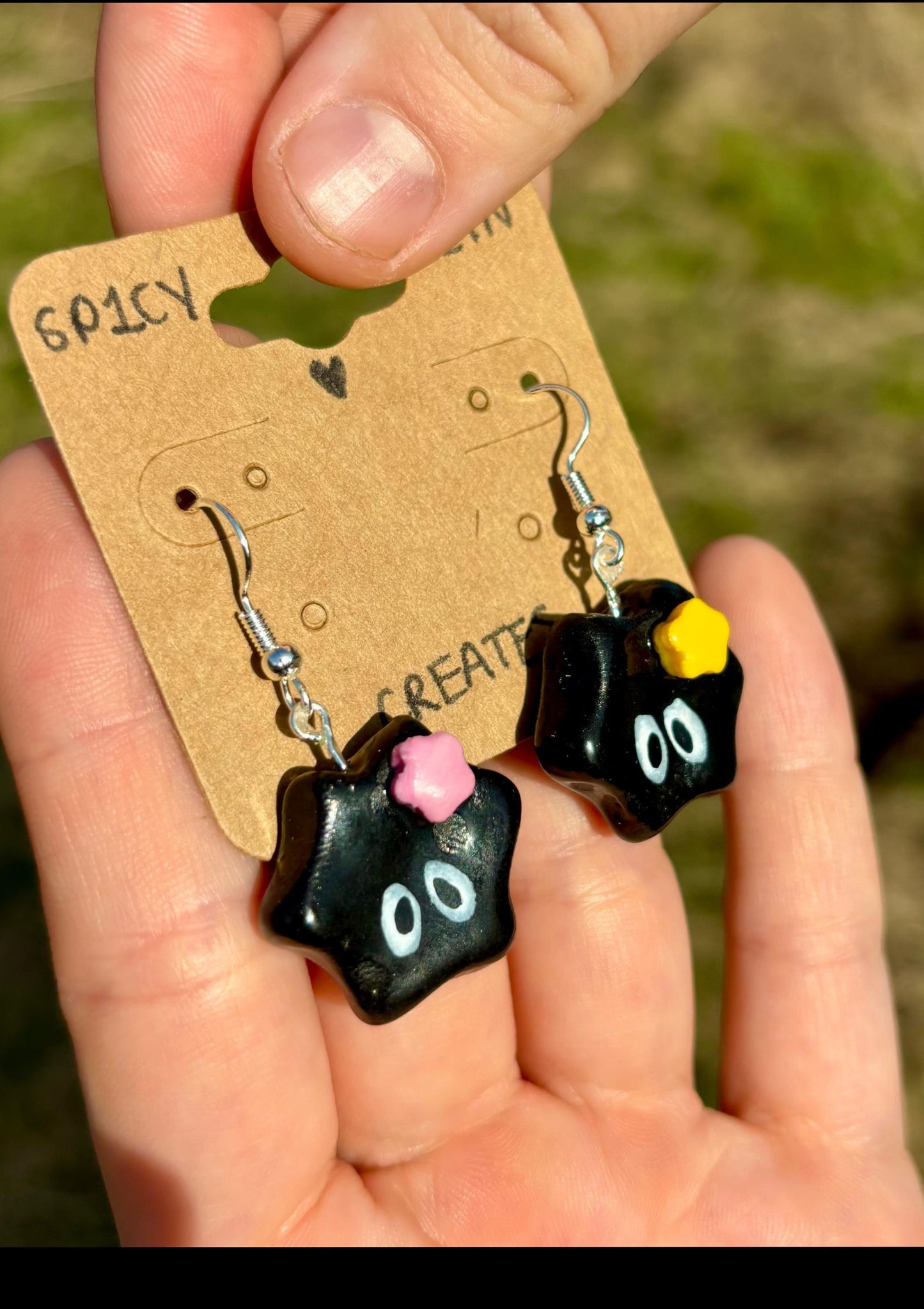Cute Dust Sprite Dangle Earrings