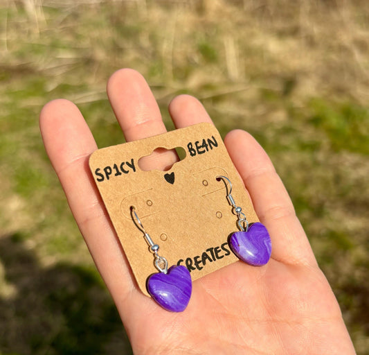Cute Heart Dangle Earrings
