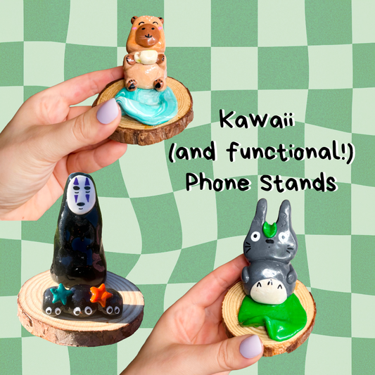 Kawaii (and functional!) Phone Stands