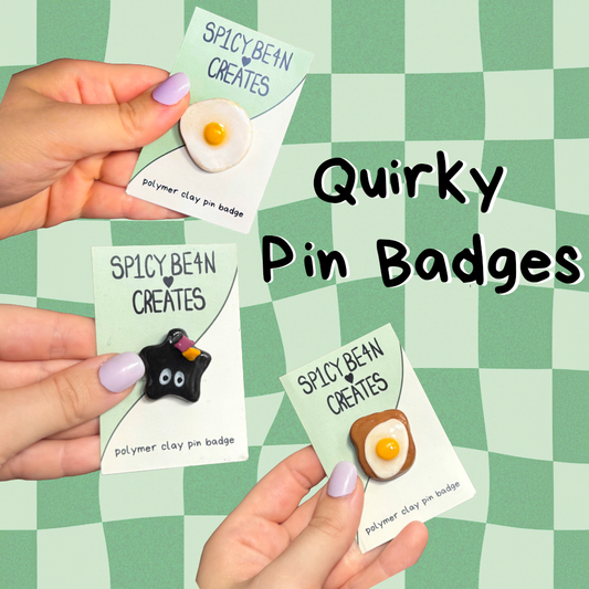 Quirky Pin Badges